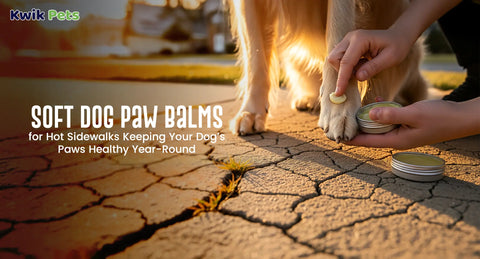 Soft Dog Paw Balms For Hot Sidewalks: Keeping Your Dog’s Paws Healthy Year-Round.