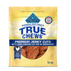 Blue Buffalo True Chews Premium Jerky Cuts Natural Dog Treats Real Chicken 12-oz