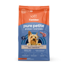 CANIDAE PURE Petite Goodness for Small Breed Freeze-Dried Raw Coated Adult Dry Dog Food Lamb 4-lb