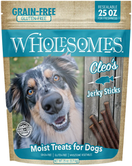 Wholesomes Cleo's Jerky Sticks Grain-Free Dog Treats 25-oz