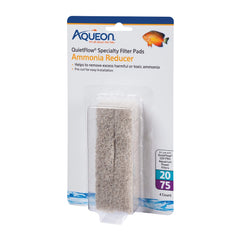 Aqueon QuietFlow Ammonia Reducer Replacement Specialty Filter Pads 4 Count Size 20/75