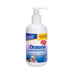 Zymox Oratene Brushless Enzymatic Oral Care Therapy Water Additive Bottle for Dogs & Cats 8-oz
