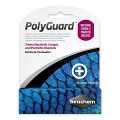 Seachem Laboratories PolyGuard Bacterial Fungal and Parasitic Diseases Treatment 0.4-oz