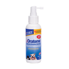Zymox Enzymatic Brushless Oral Care Breath Freshener Spray for Dogs & Cats 4-oz