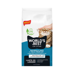 World's Best Cat Litter Multiple Cat Lotus Blossom Scented Formula 15-lb