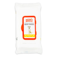 Nature's Miracle Honey Sage Scent Deodorizing Bath Wipes for Dogs 100 Count