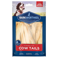 Barkworthies Cow Tail Dog Chews 6-oz