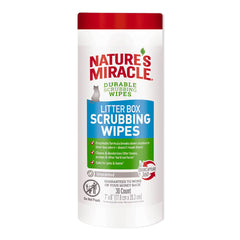 Nature's Miracle Just for Cats Litter Box Scrubbing Wipes 30 Count