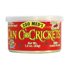 Zoo Med Can O' Mini Crickets Reptile Wet Food 1.2-oz