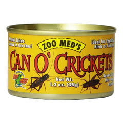 Zoo Med Can O' Adult Crickets Reptile Wet Food 1.2-oz