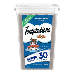 Temptations Classics Crunchy & Soft Adult Cat Treats Savory Salmon 30-oz