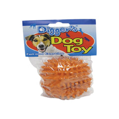 Boss Pet Digger's Orange Latex Needle Ball Dog Toy Medium