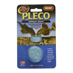 Zoo Med Pleco Banquet Fish Feeding Block Regular 0.45-oz