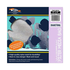 Weco Products Fine Mesh Drawstring Filter Media Bag White 4 in X 8 in