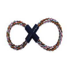 Boss Pet Digger's Multicolored Cotton Figure 8 Rope Dog Toy Small