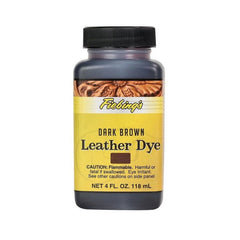 Fiebing’s Leather Dye Dark Brown 4-oz