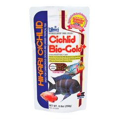 Hikari USA Cichlid BioGold Plus Floating Medium Pellets Fish Food 8.8-oz