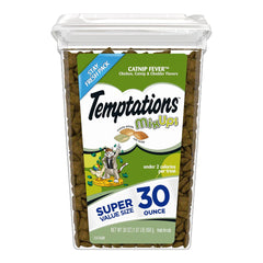 Temptations MixUps Catnip Fever Crunchy & Soft Adult Cat Treats 30-oz