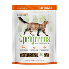 Pet Greens Cat Craves Semi-Moist Soft-Chew Cat Treats Chicken 3-oz