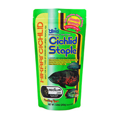 Hikari USA Cichlid Staple Floating Medium Pellets Fish Food 8.8-oz