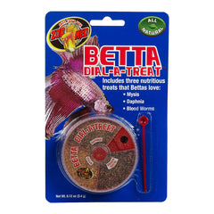 Zoo Med Betta Dial-A-Treats Freeze Dried Fish Food 0.12-oz