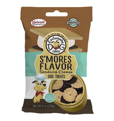 Exclusively Pet S'mores Flavor Sandwich Cremes Dog Treats 8-oz