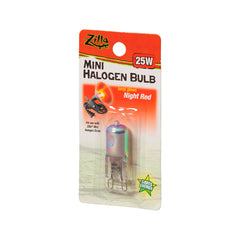 Zilla Night Red Light & Heat Mini Halogen Bulb 25W