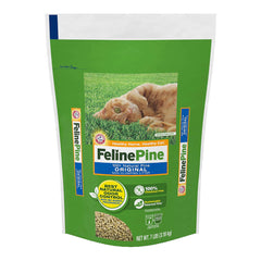 Feline Pine Original Non-Clumping Natural Pine Cat Litter 7-lb