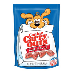Canine Carry Outs Beef Flavor Dog Treats 22.5-oz