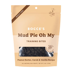 Bocce's Bakery Mud Pie Oh My Training Bites Dog Treats Peanut Butter Carob & Vanilla 6-oz