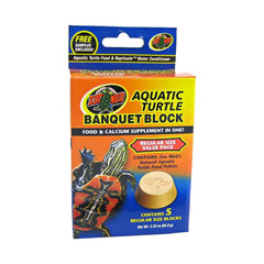 Zoo Med Aquatic Turtle Banquet Block Regular 5 Count