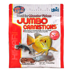 Hikari USA Jumbo CarniSticks Floating Fish Food 17.6-oz