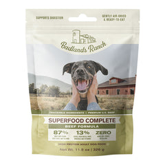Badlands Ranch Superfood Complete Air-Dried Dog Food Beef 11.5-oz