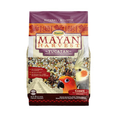 Higgins Mayan Harvest YuCatan Blend Conure Cockatiel Lovebird & Parrotlet Bird Food 3-lb