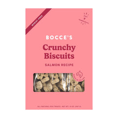 Bocce's Bakery Crunchy Biscuits Dog Treats Salmon 14-oz