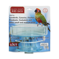 Lixit Quick Lock Bird Bath Green One Size