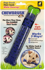 BulbHead Chewbrush Self Brushing Dog Toothbrush