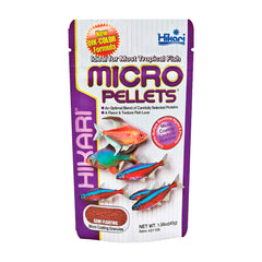 Hikari USA Tropical Semi-Floating Micro Pellets Fish Food 1.58-oz