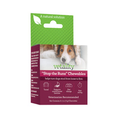 Vetality Stop the Runs Chewables for Dogs 6 Count