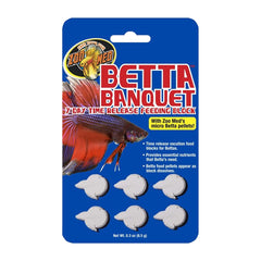 Zoo Med Betta Banquet 7 Day Release Fish Feeding Block 0.3-oz