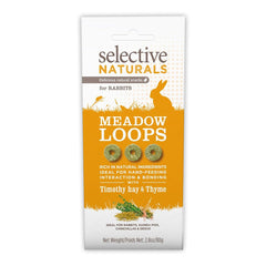 Science Selective Meadow Loops with Timothy Hay & Thyme Rabbit Treats 2.8-oz