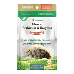 NaturVet Scoopables Advanced Probiotics & Enzymes for Dogs 45 Count 11-oz