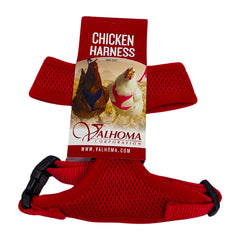 Valhoma Chicken Harness Small Red