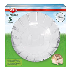 Kaytee Run-About Small Animal Mini Exercise Ball Clear 5-in
