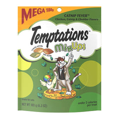 Temptations MixUps Catnip Fever Crunchy & Soft Adult Cat Treats 6.3-oz