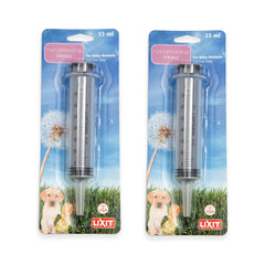 Lixit Hand Feeding Syringe for Baby Birds & Animals 2 Pack