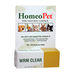 HomeoPet WRM Clear Dewormer 15-ml