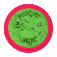 Booda Tail Spin Flyer Dog Toy Multicolor 7-in