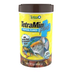 Tetra TetraMin Plus Tropical Flakes Fish Food 2.2-oz