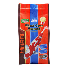 Hikari USA Wheat-Germ Floating Medium Pellet Fish Food for Koi Goldfish & Other Pond Fishes 4.4-lb
